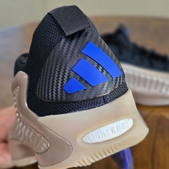 Adidas Anthony Edwards AE 1 Low Champagne Metallic Black Shoes JQ6133 Men's 9.5 - Picture 10 of 13